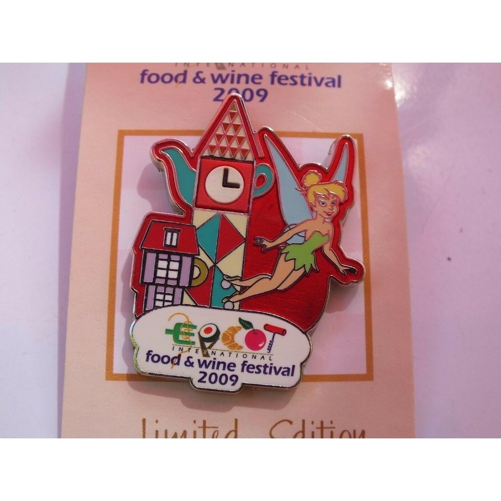 Disney Pin - Tinker Bell Epcot International Food and Wine Festival 2009